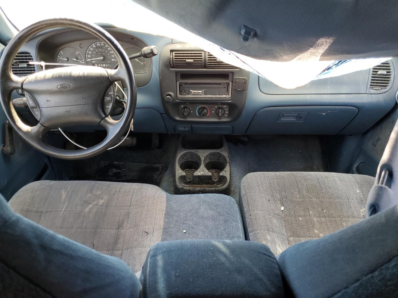 1996 Ford Ranger VIN 1FTCR14X6TPA21365 Copart auction photo, top/roof damage thumbnail 8