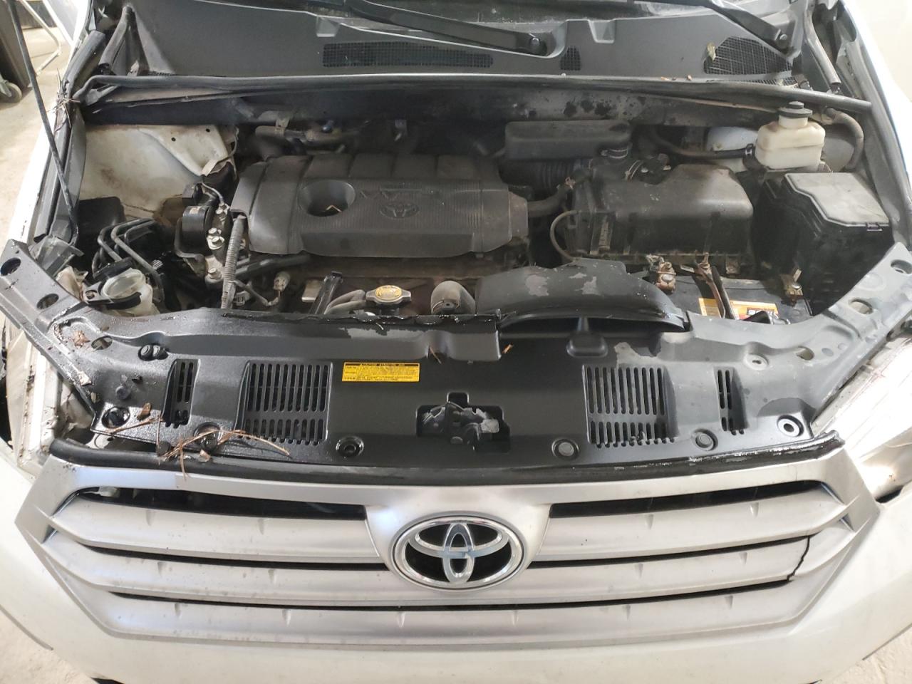 2012 Toyota Highlander VIN 5TDZA3EH2CS017548 Copart auction photo, rollover damage thumbnail 12