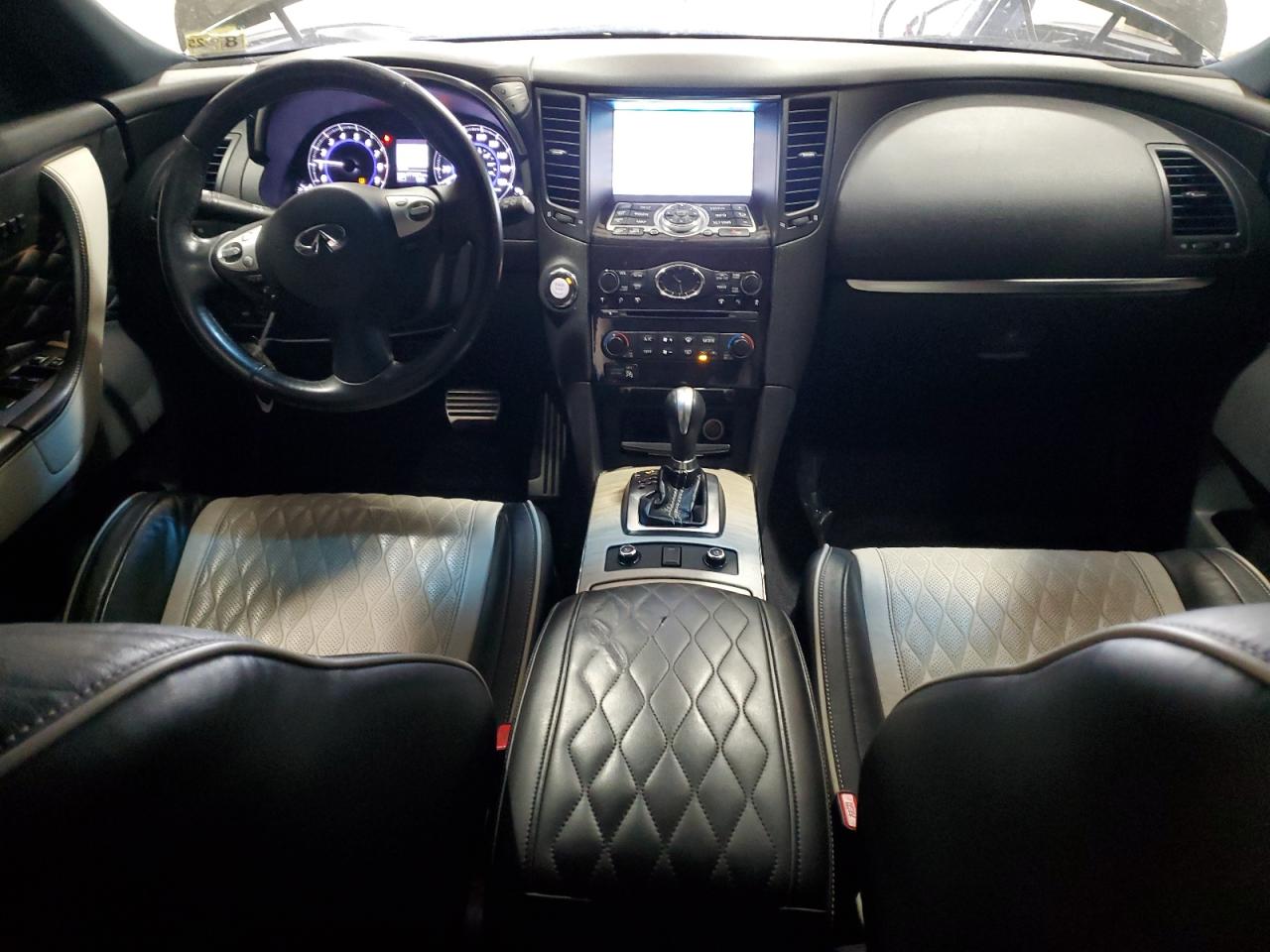 2017 Infiniti QX70 VIN JN8CS1MW5HM412452 Copart auction photo, rear end damage thumbnail 8