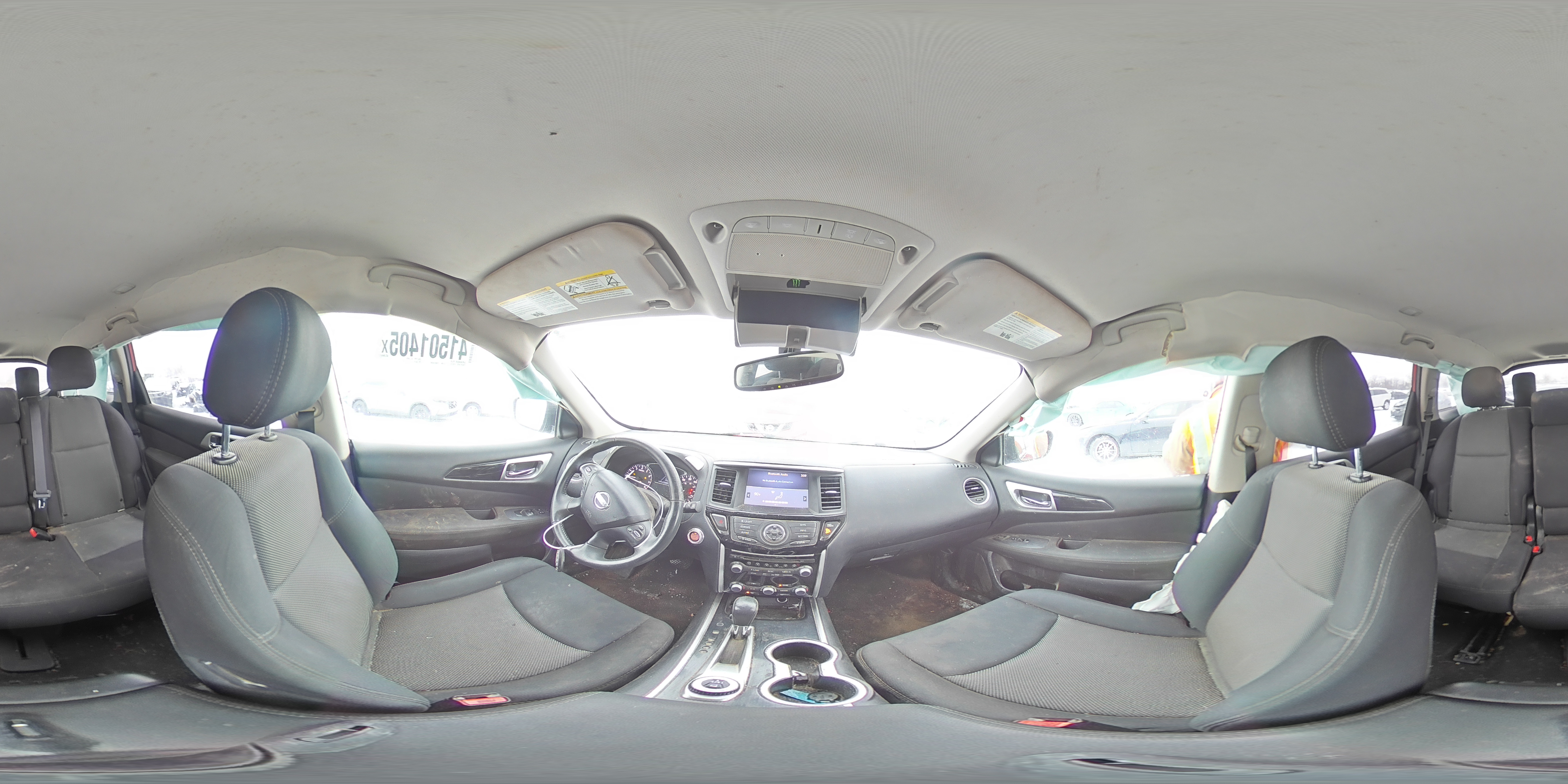 2017 Nissan Pathfinder VIN 5N1DR2MM4HC645787 Copart auction photo, all over damage thumbnail 14