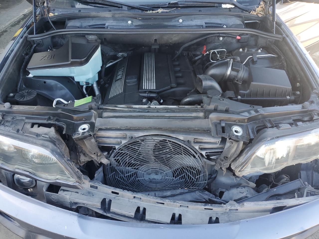 2002 BMW X5 VIN 5UXFA53562LP53091 Copart auction photo, front end damage thumbnail 12