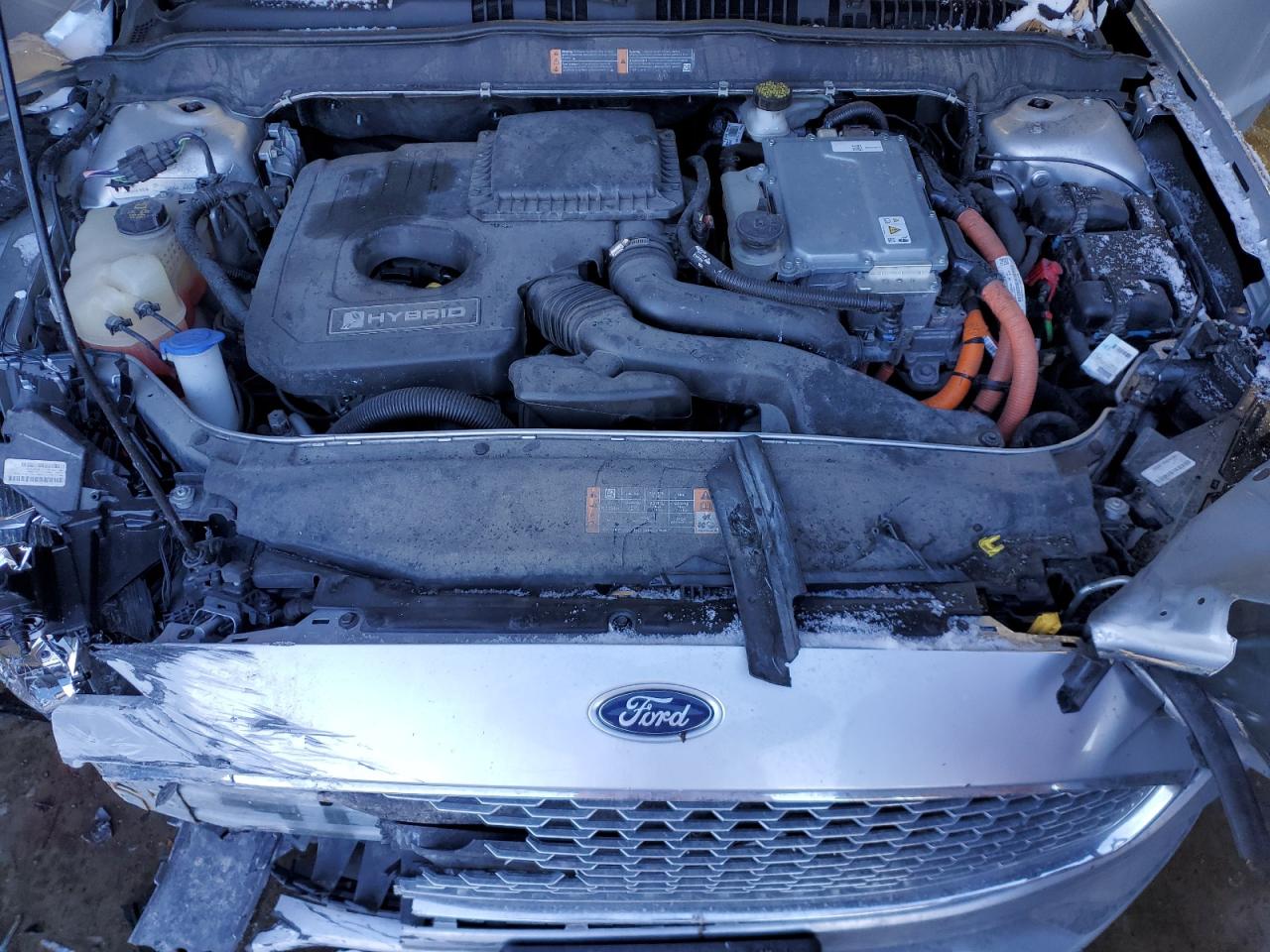 2019 Ford Fusion VIN 3FA6P0RU7KR204315 Copart auction photo, front end damage thumbnail 11