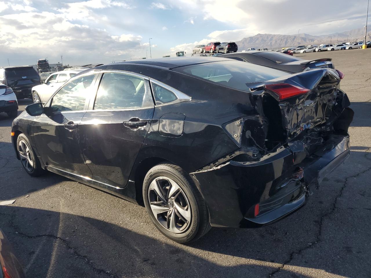 2019 Honda Civic VIN 19XFC2F68KE208534 Copart auction photo, rear end damage thumbnail 2