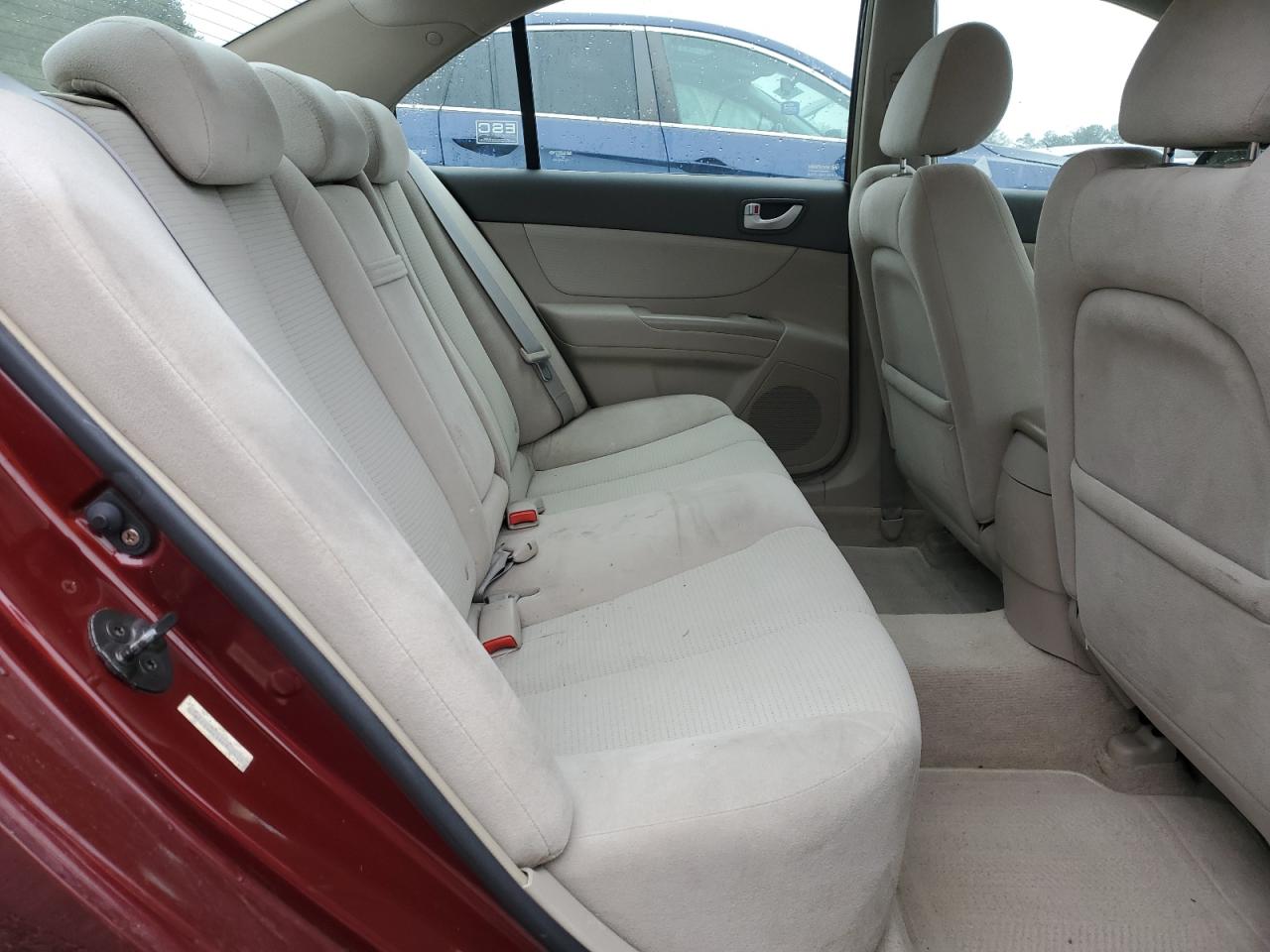 2008 Hyundai Sonata VIN 5NPET46F18H340417 Copart auction photo, front end / rear end damage thumbnail 10
