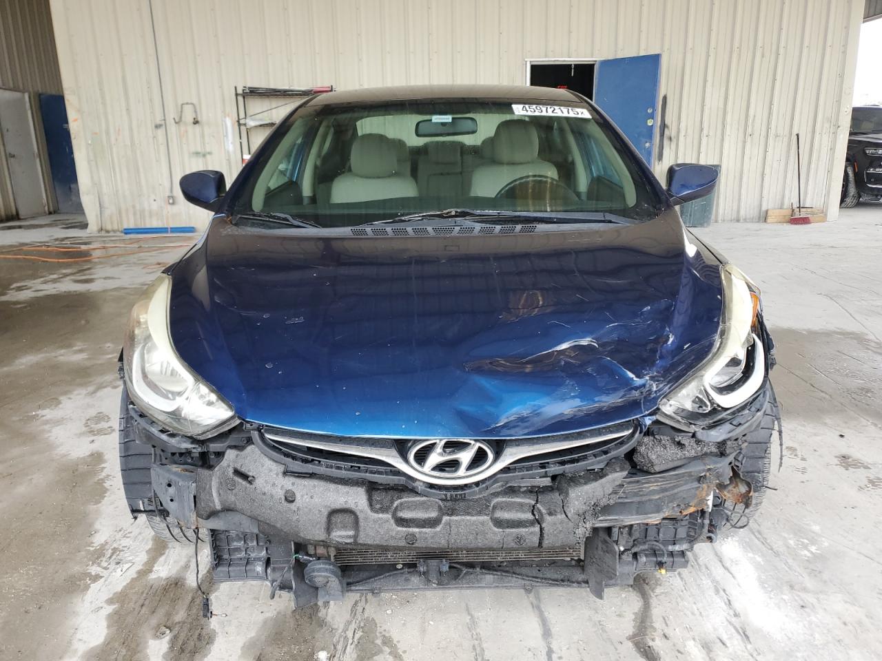 2016 Hyundai Elantra VIN 5NPDH4AE4GH673348 Copart auction photo, front end damage thumbnail 5