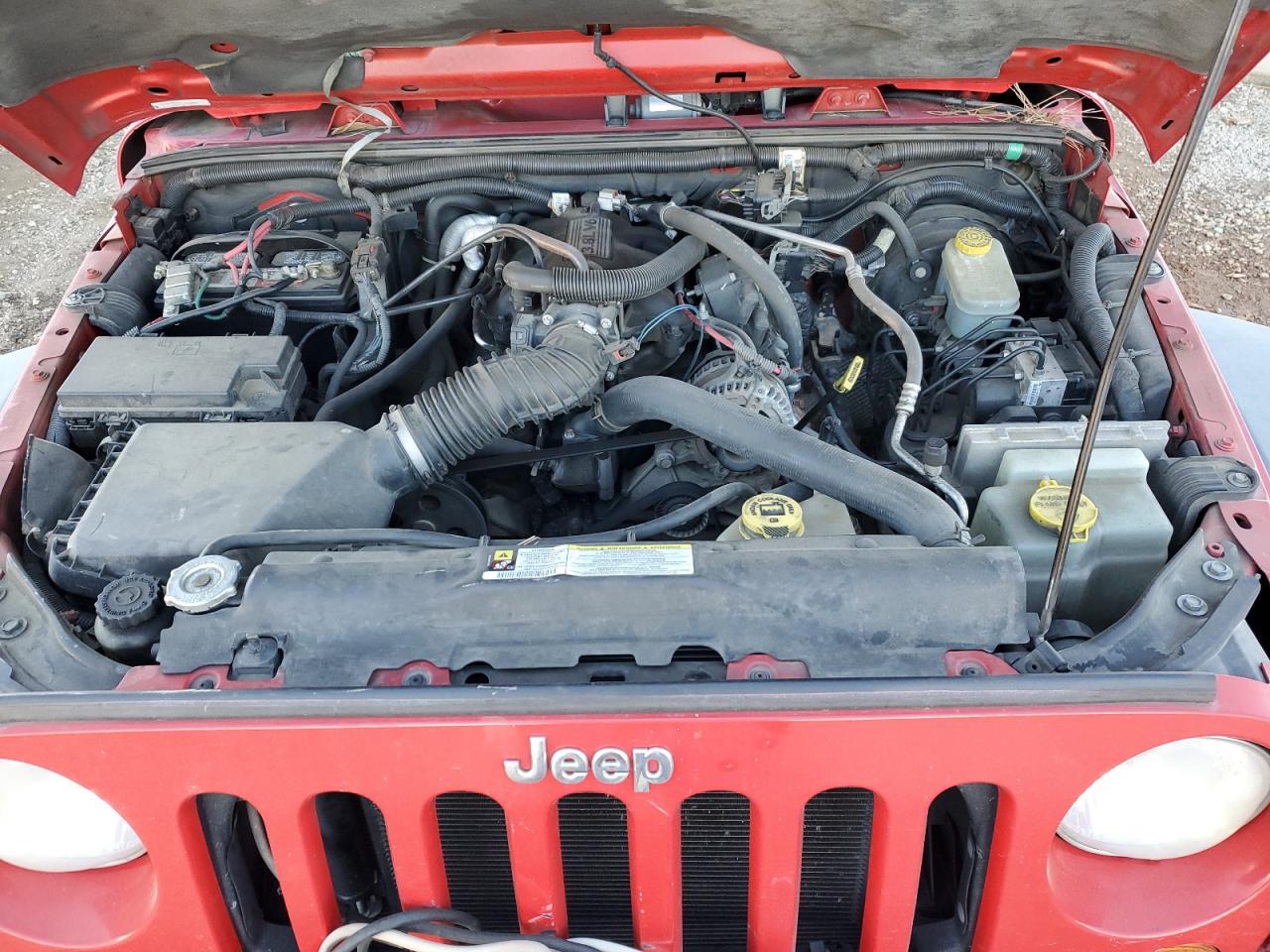 2008 Jeep Wrangler VIN 1J4GA641X8L506019 Copart auction photo, front end / side damage thumbnail 14