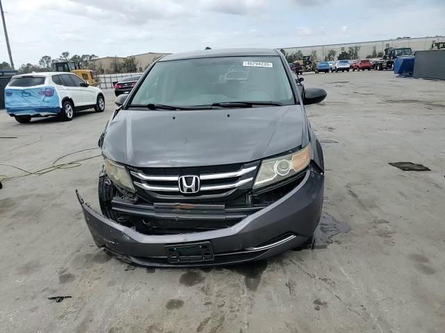 2015 Honda Odyssey VIN 5FNRL5H26FB009698 Copart auction photo, front end / side damage thumbnail 14