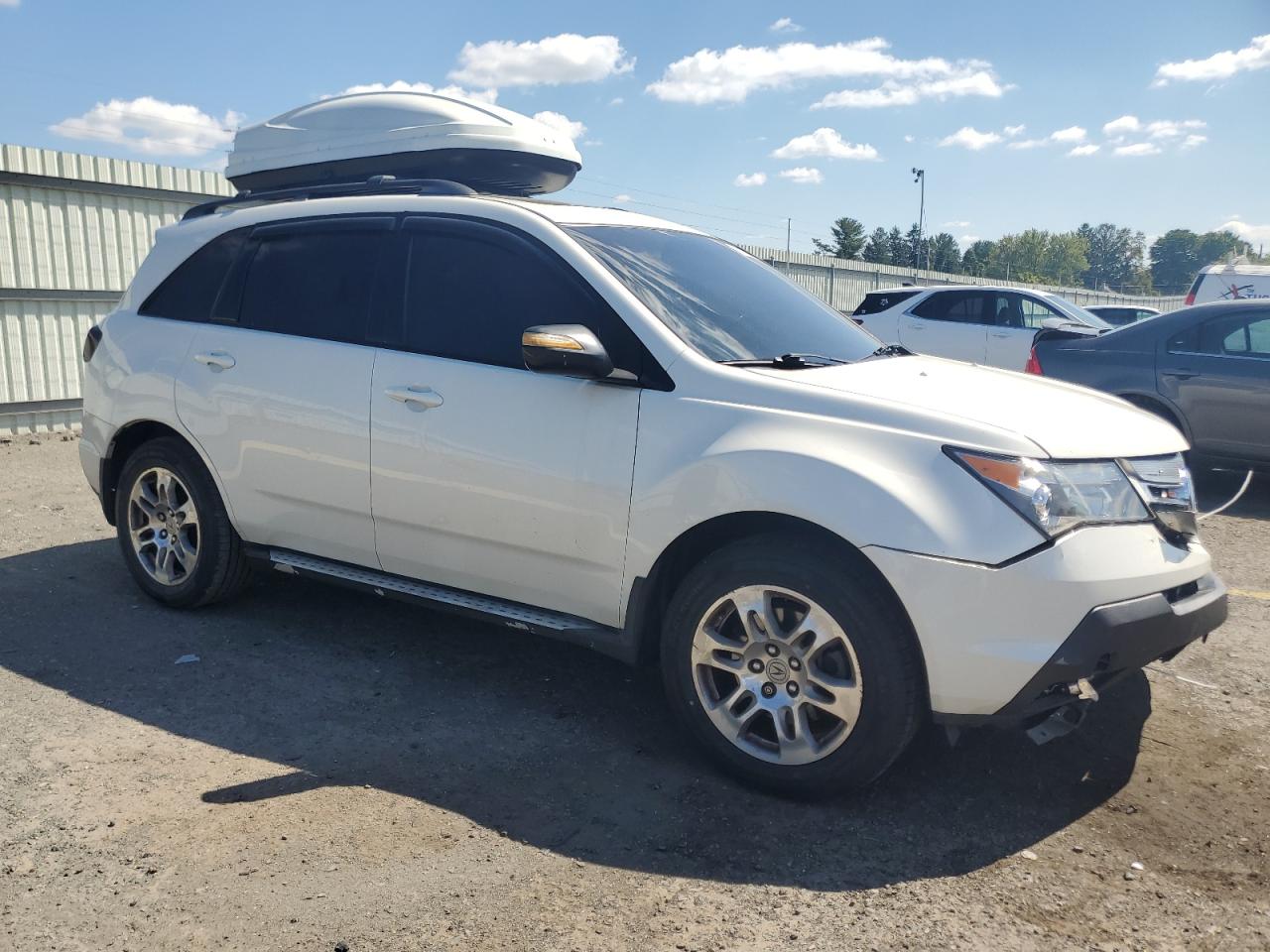 2009 Acura MDX VIN 2HNYD28679H518346 Copart auction photo, front end / side damage thumbnail 4