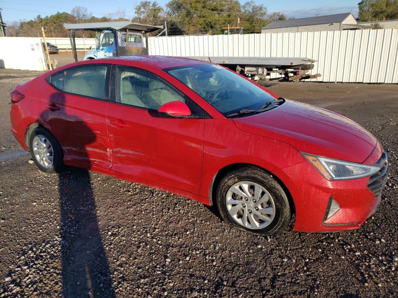2019 Hyundai Elantra VIN KMHD74LF2KU788856 Copart auction photo, side / minor dent/scratches damage thumbnail 4