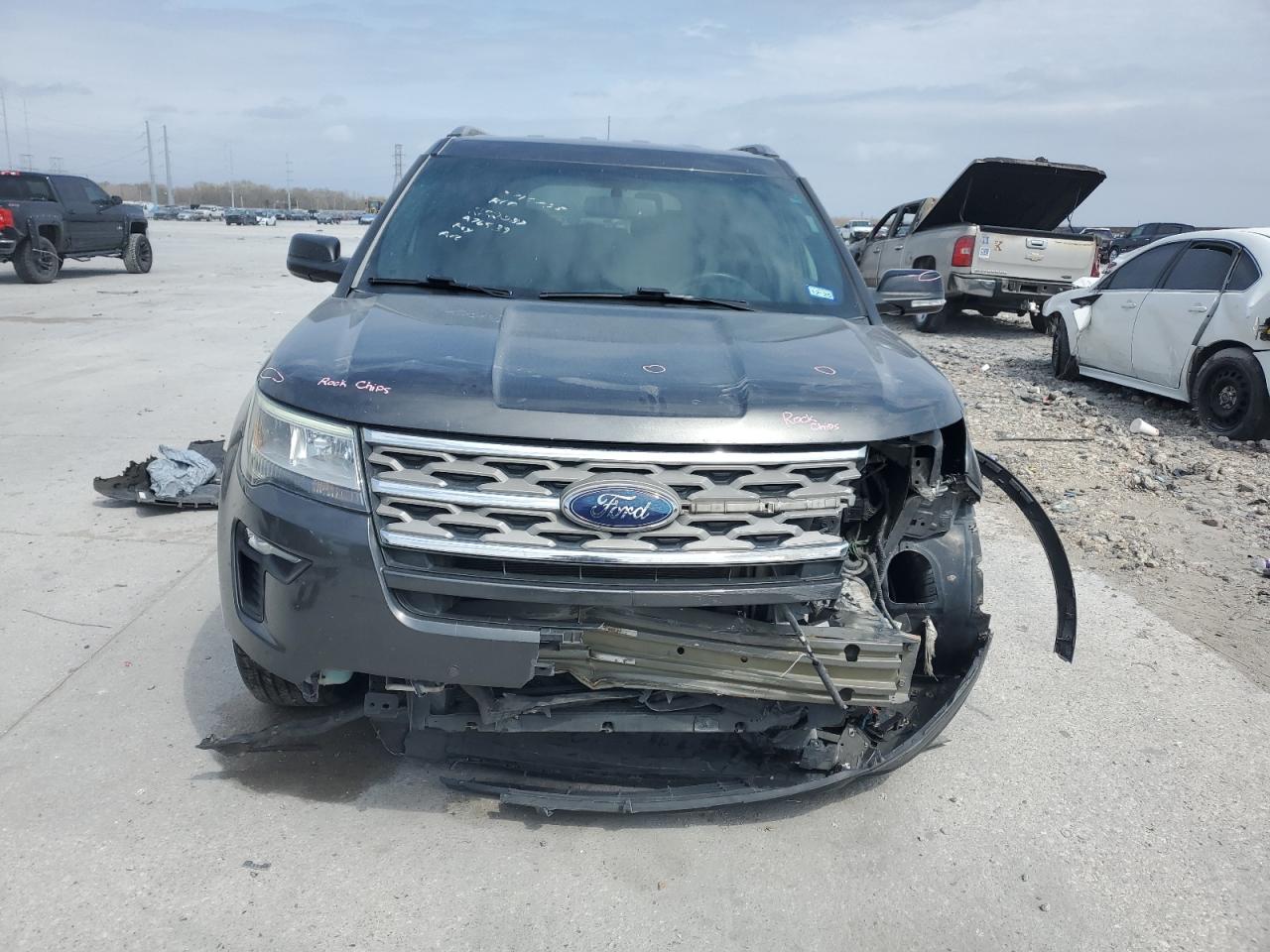 2018 Ford Explorer VIN 1FM5K7D80JGA76539 Copart auction photo, front end damage thumbnail 5