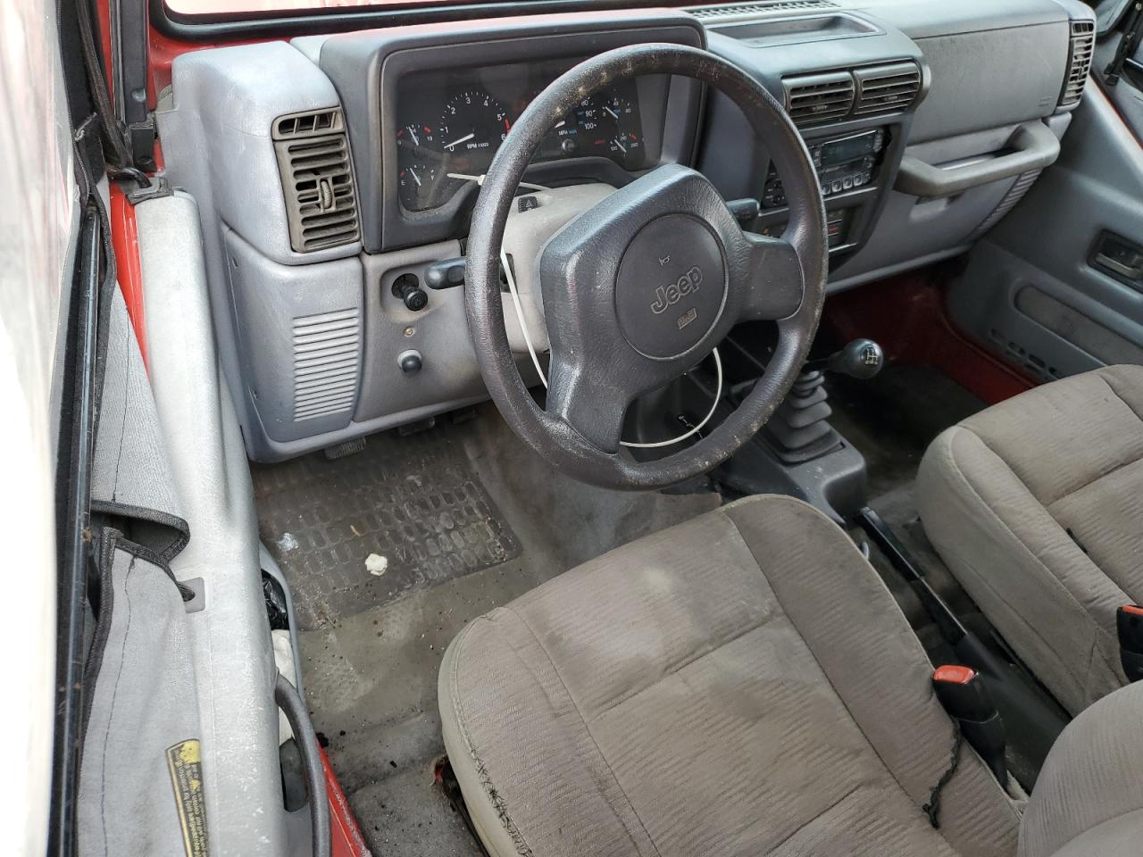 1997 Jeep Wrangler VIN 1J4FY29P1VP524751 Copart auction photo, undercarriage / mechanical damage thumbnail 8