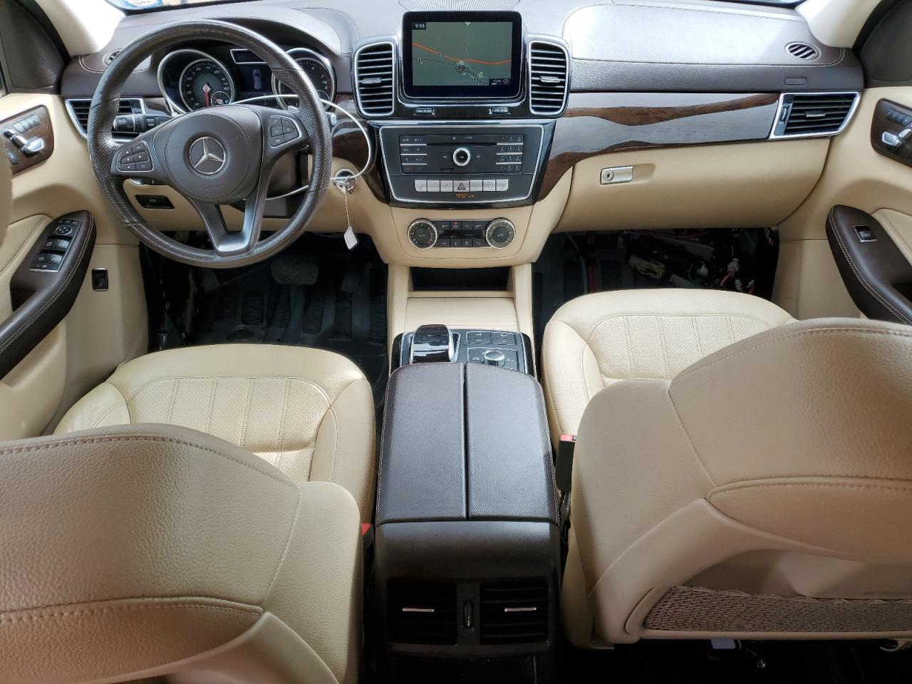 2017 Mercedes-Benz GLS-klasse VIN 4JGDF6EE5HA959743 Copart auction photo, water/flood damage thumbnail 8