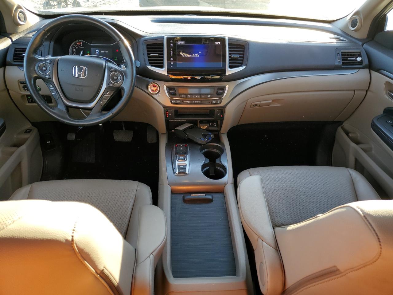 2020 Honda Ridgeline VIN 5FPYK2F59LB000622 Copart auction photo, rear end / front end damage thumbnail 8