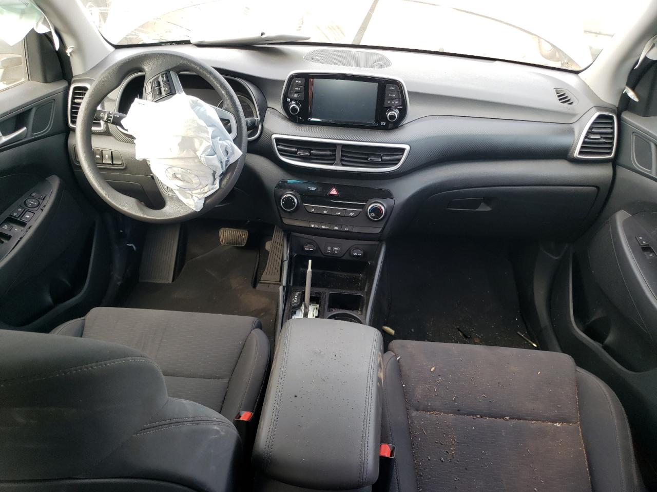 2021 Hyundai Tucson VIN KM8J23A49MU336550 Copart auction photo, front end / side damage thumbnail 8