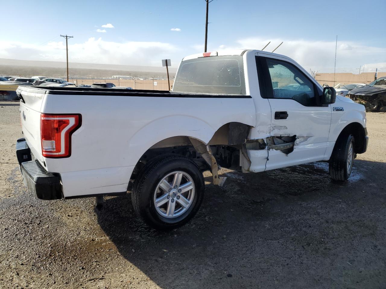 2016 Ford F-150 VIN 1FTMF1C85GKE32895 Copart auction photo, side / rear end damage thumbnail 3