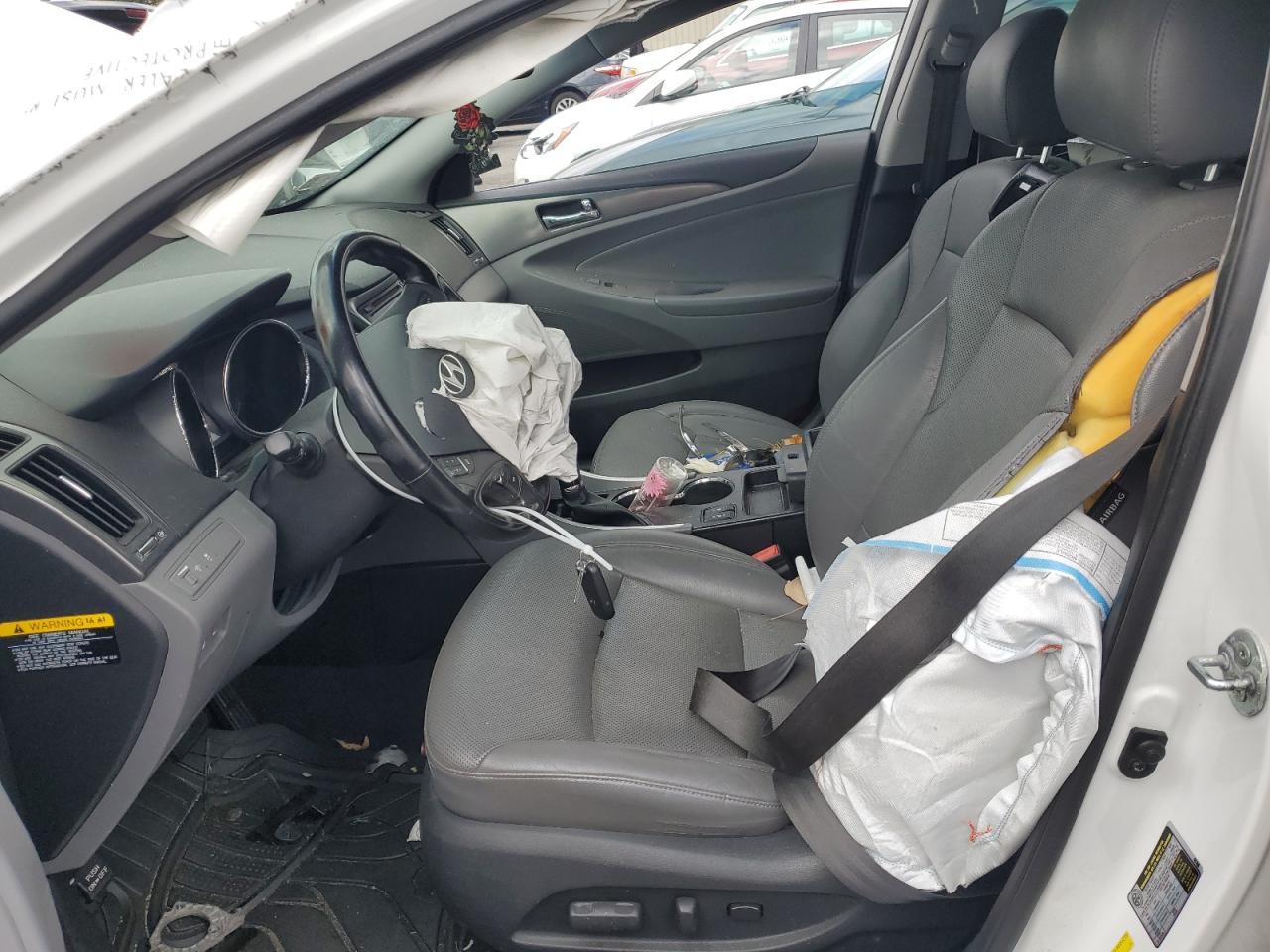 2015 Hyundai Sonata VIN KMHEC4A45FA128268 Copart auction photo, front end / minor dent/scratches damage thumbnail 7