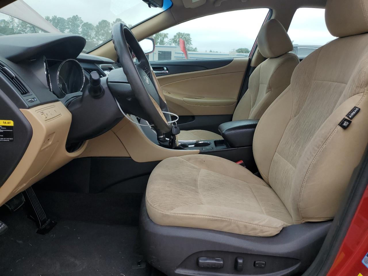 2013 Hyundai Sonata VIN 5NPEB4AC5DH766167 Copart auction photo, front end / side damage thumbnail 7