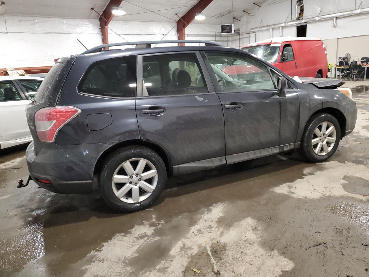 2015 Subaru Forester VIN JF2SJADC1FH544308 Copart auction photo, front end damage thumbnail 3