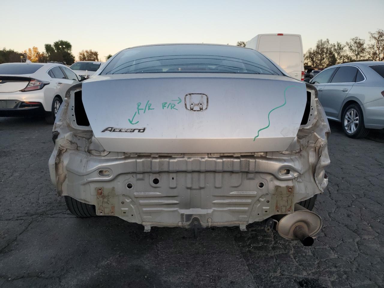 2009 Honda Accord VIN 1HGCS11389A006384 Copart auction photo, rear end damage thumbnail 6