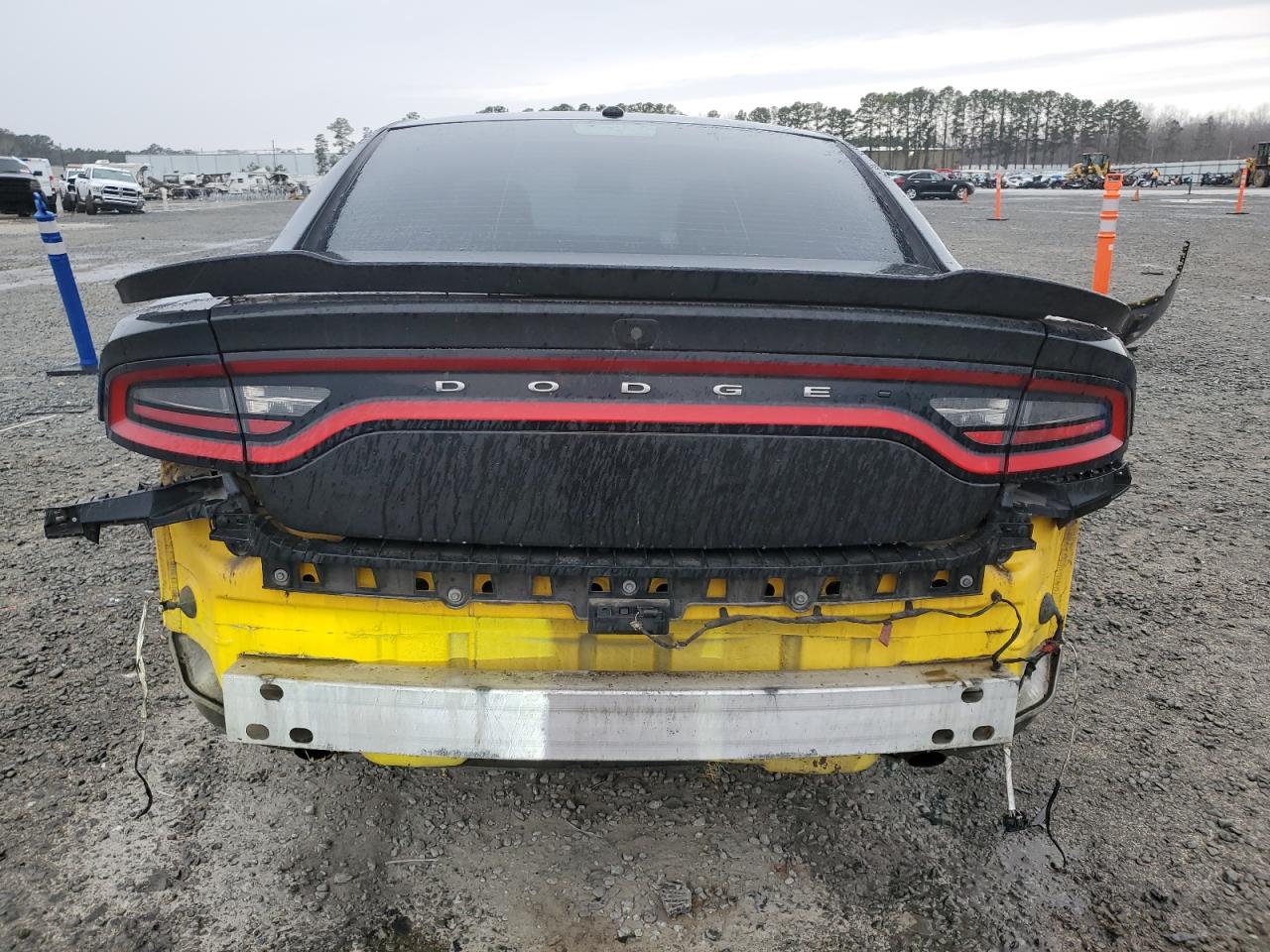 2018 Dodge Charger VIN 2C3CDXBG7JH206633 Copart auction photo, front end / undercarriage damage thumbnail 6