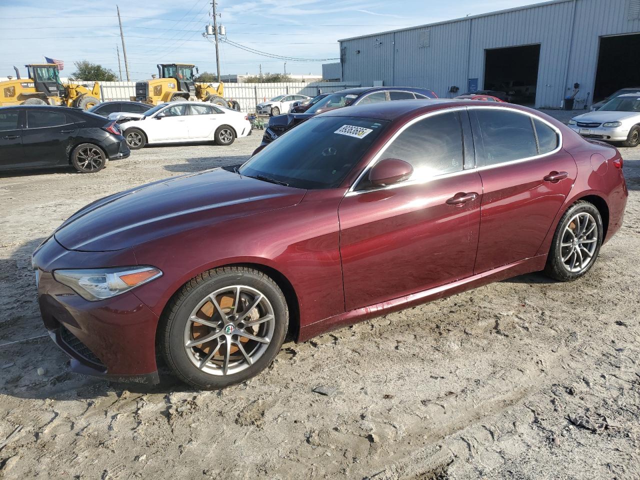 2018 Alfa Romeo Giulia VIN ZARFAEBN2J7577821