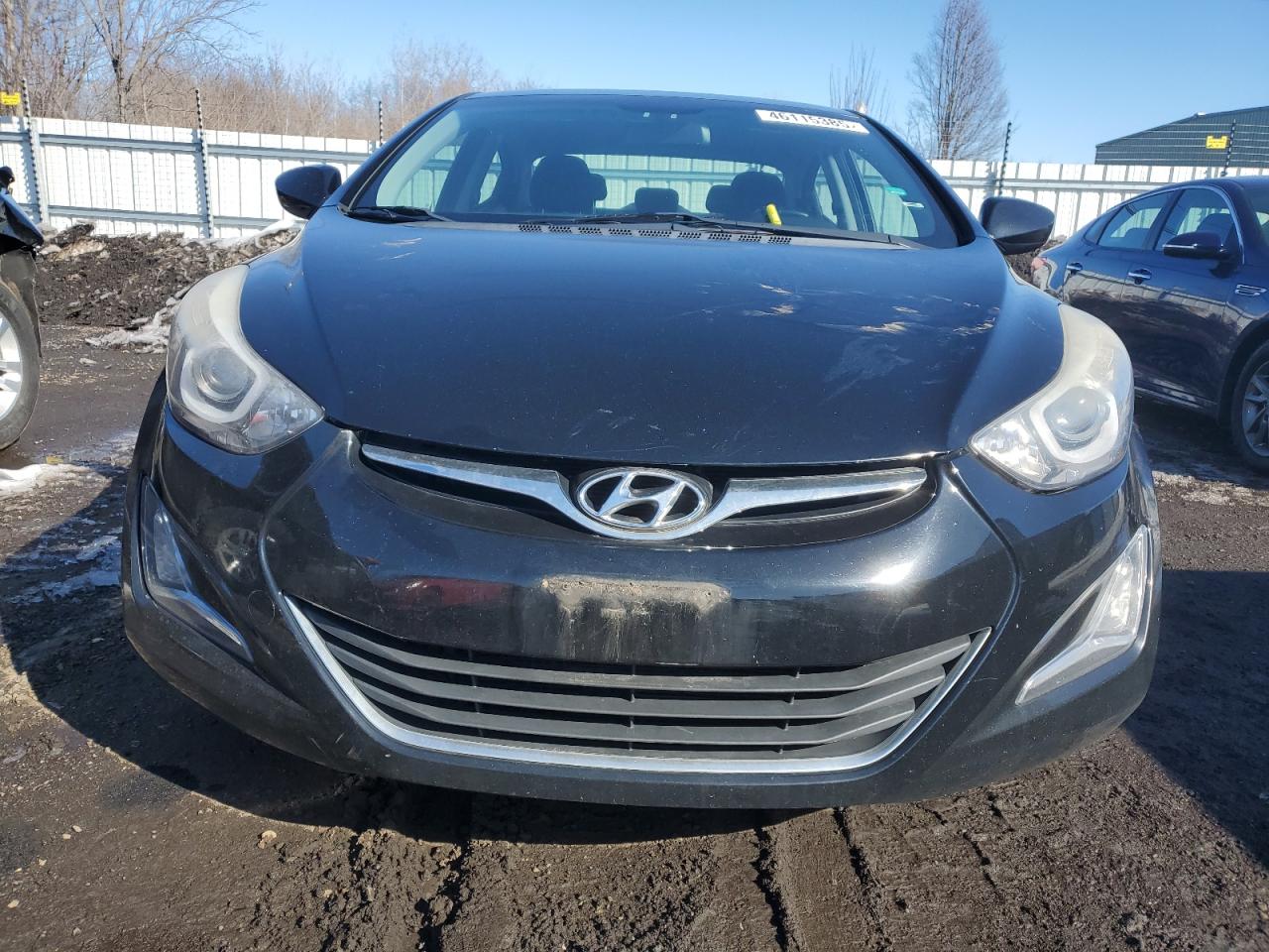 2015 Hyundai Elantra VIN KMHDH4AE6FU286087 Copart auction photo, vandalism damage thumbnail 5