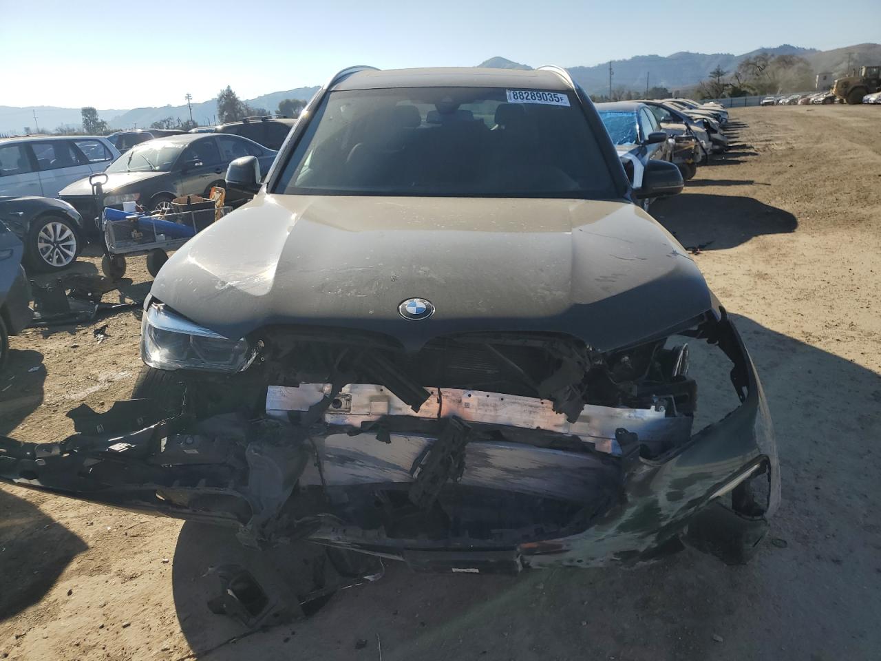 2020 BMW X5 VIN 5UXCR6C08L9B25847 Copart auction photo, front end / rear end damage thumbnail 5