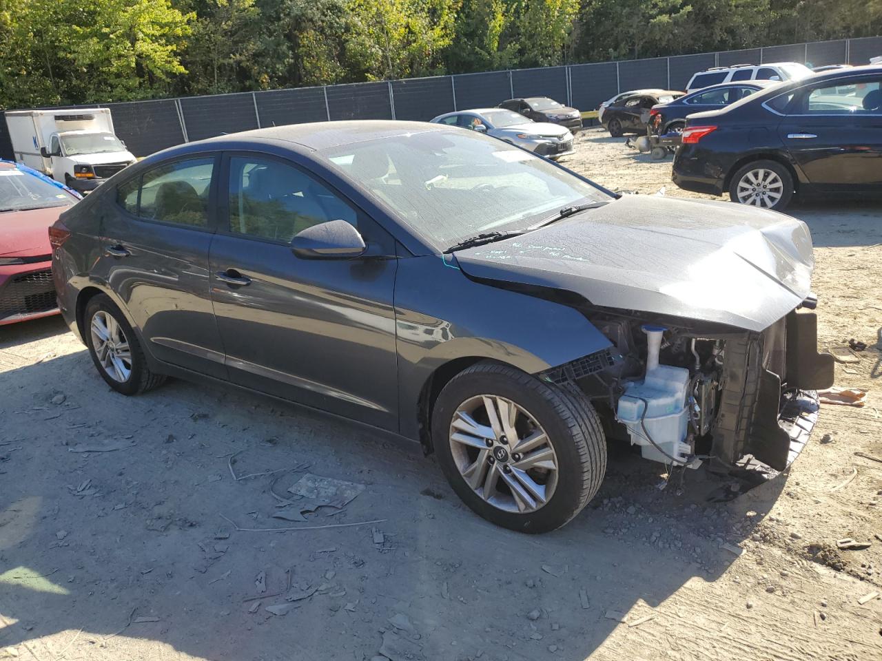 2020 Hyundai Elantra VIN 5NPD84LF8LH563712 Copart auction photo, front end damage thumbnail 4