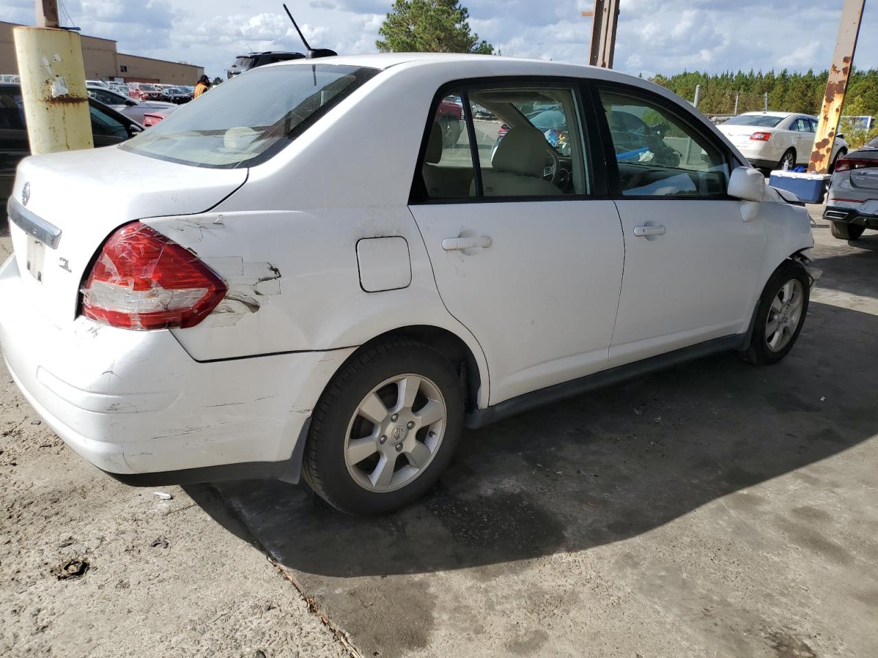 2010 Nissan Versa VIN 3N1BC1APXAL457486 Copart auction photo, front end damage thumbnail 3