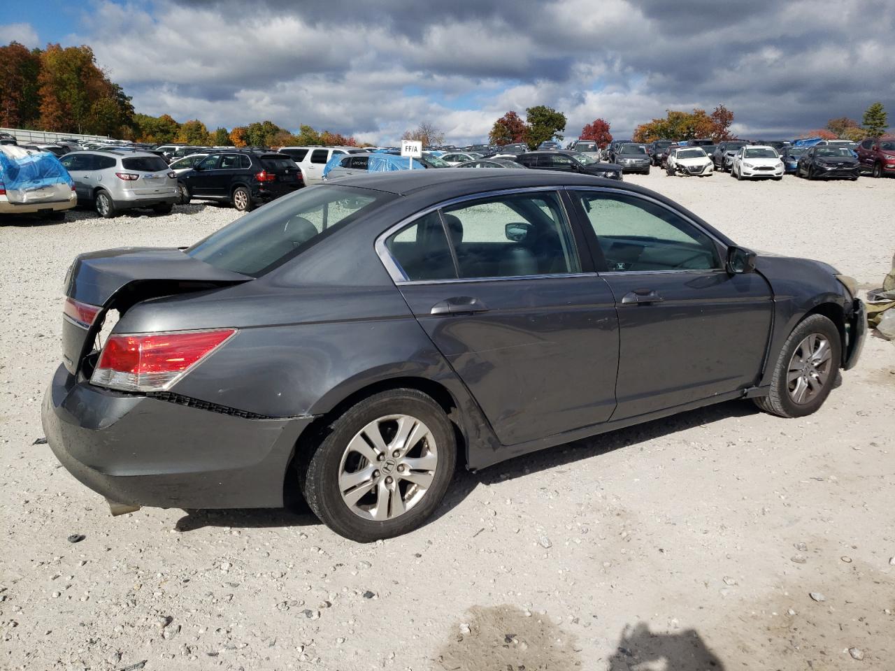 2012 Honda Accord VIN 1HGCP2F64CA128001 Copart auction photo, rear end damage thumbnail 3