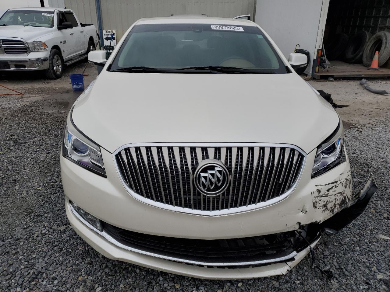 2014 Buick LaCrosse VIN 1G4GB5G35EF205478 Copart auction photo, front end damage thumbnail 5