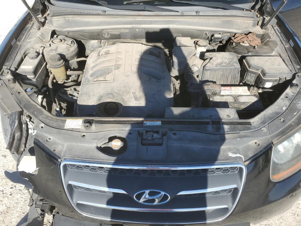 2009 Hyundai Santa Fe VIN 5NMSH13E89H294078 Copart auction photo, hail / front end damage thumbnail 12