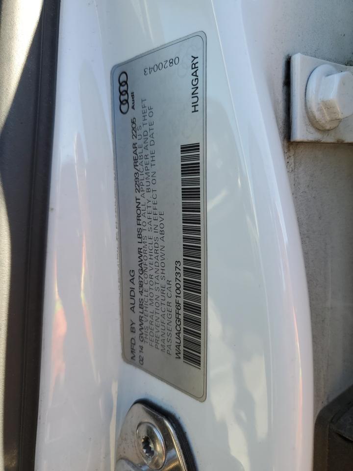 2015 Audi A3 VIN WAUACGFF6F1007373 Copart auction photo, front end damage thumbnail 15