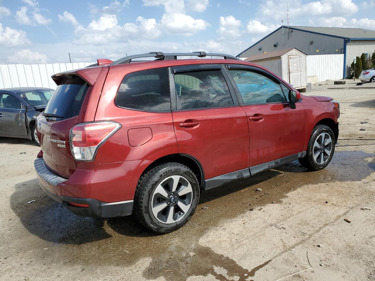 2017 Subaru Forester VIN JF2SJADC6HH536689 Copart auction photo, front end damage thumbnail 3