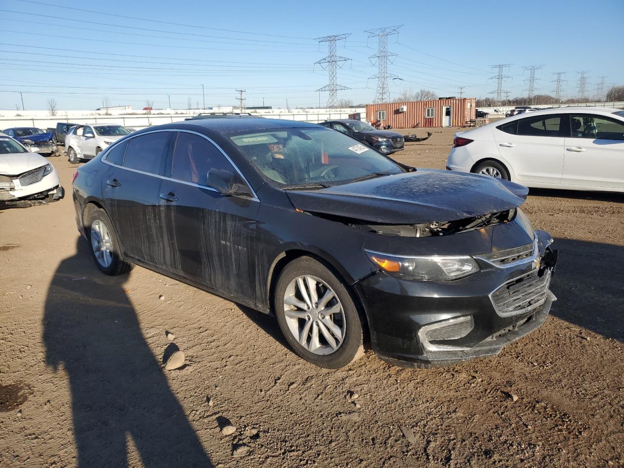 2018 Chevrolet Malibu VIN 1G1ZD5ST8JF177953 Copart auction photo, front end damage thumbnail 4