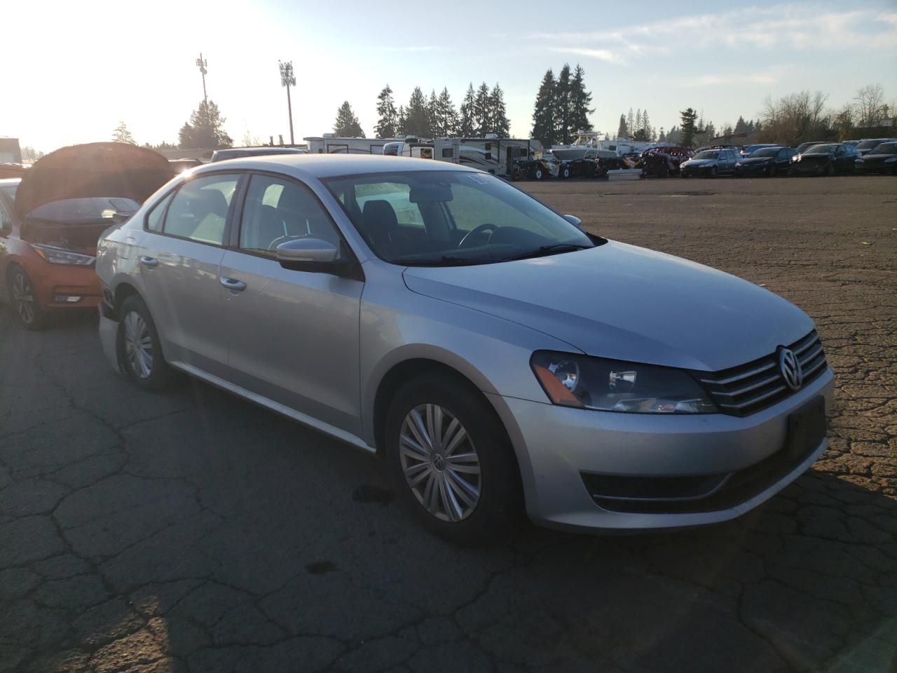 2015 Volkswagen Passat VIN 1VWAT7A39FC078858 Copart auction photo, rear end damage thumbnail 4