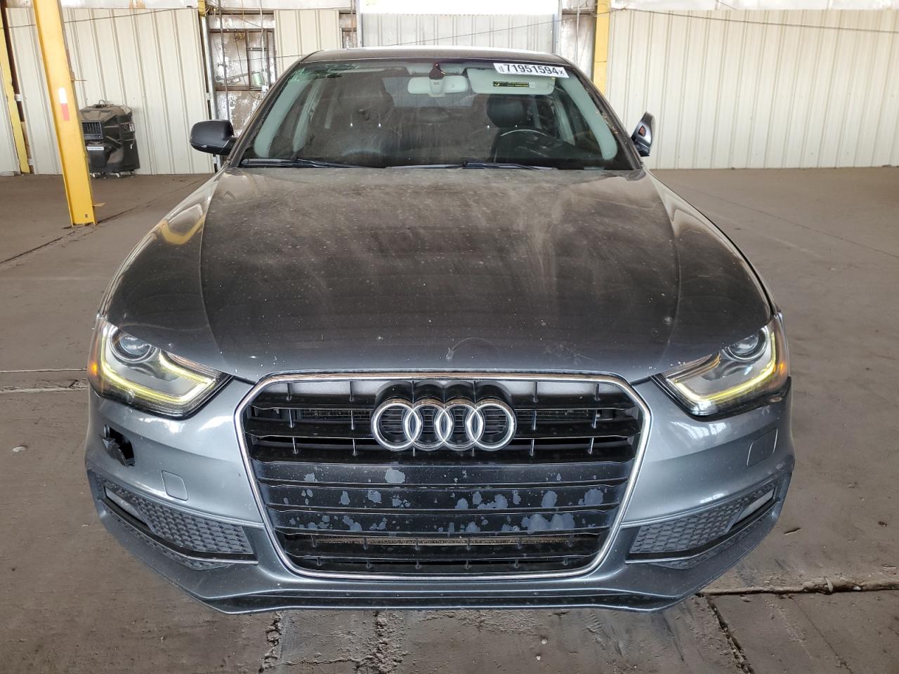 2015 Audi A4 VIN WAUEFAFL0FN020432 Copart auction photo, rear end / front end damage thumbnail 5