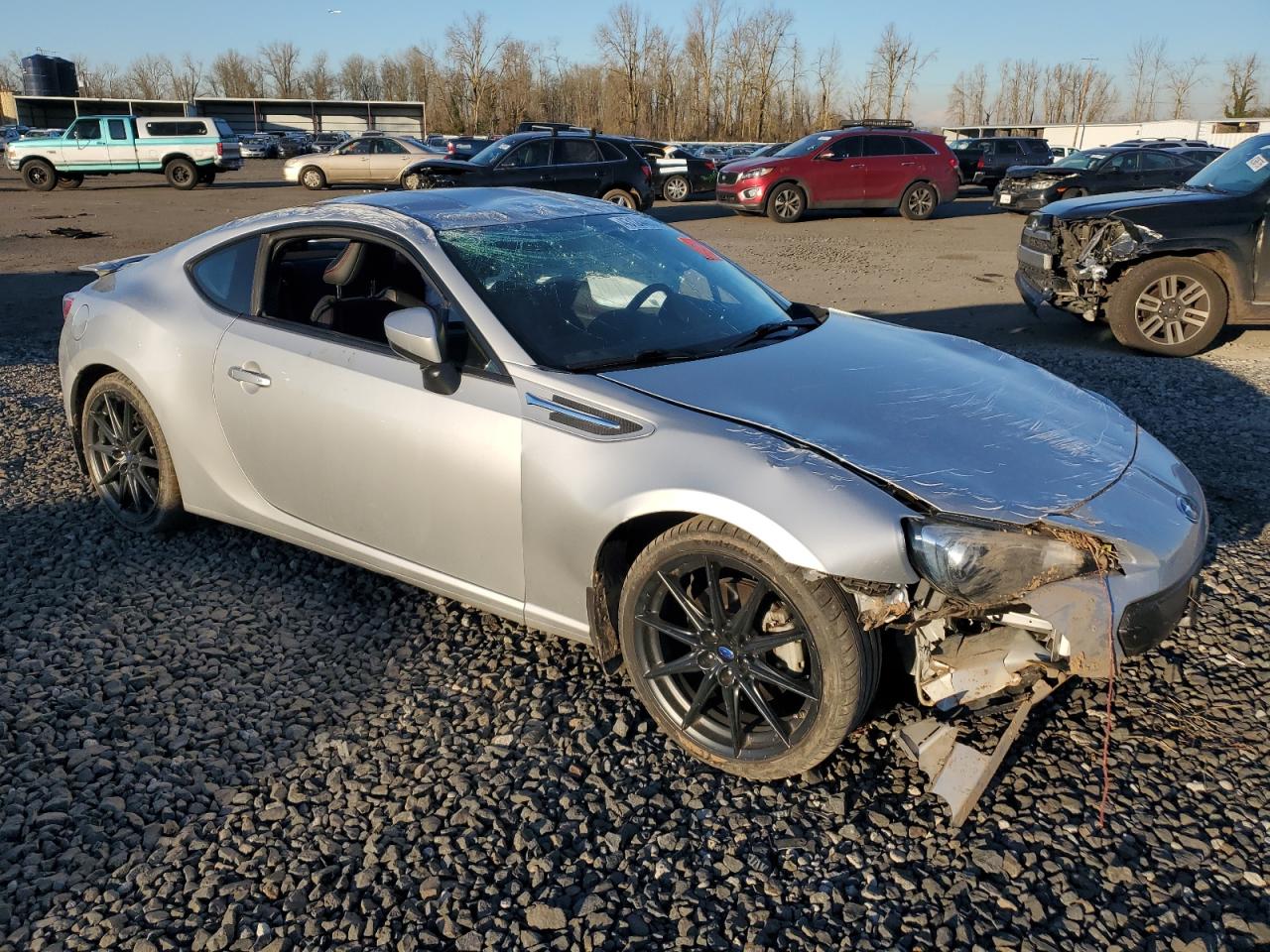 2013 Subaru BRZ VIN JF1ZCAC13D1612935 Copart auction photo, all over damage thumbnail 4