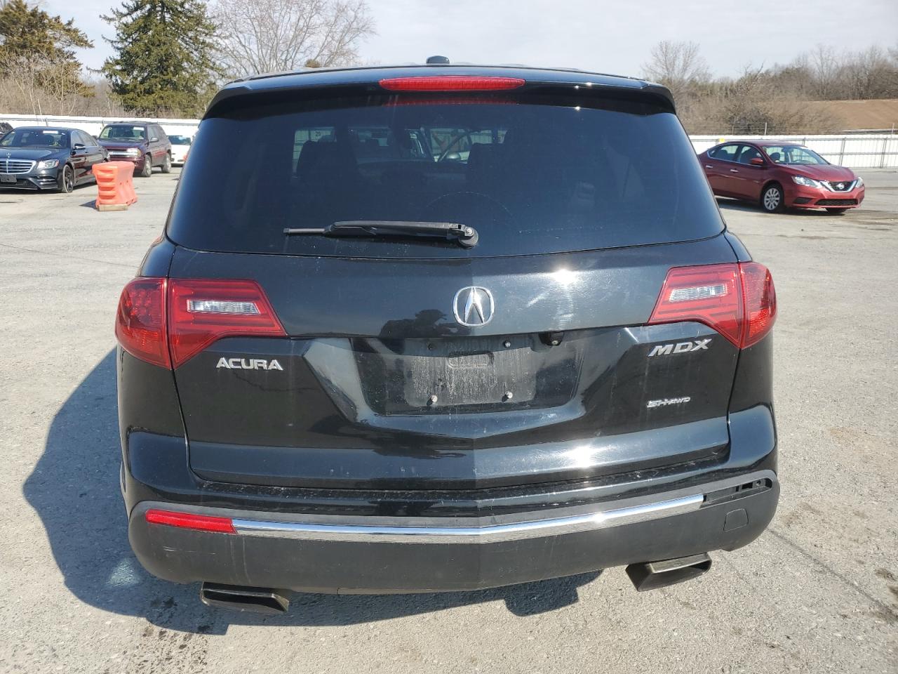 2011 Acura MDX VIN 2HNYD2H68BH541284 Copart auction photo, front end / minor dent/scratches damage thumbnail 6