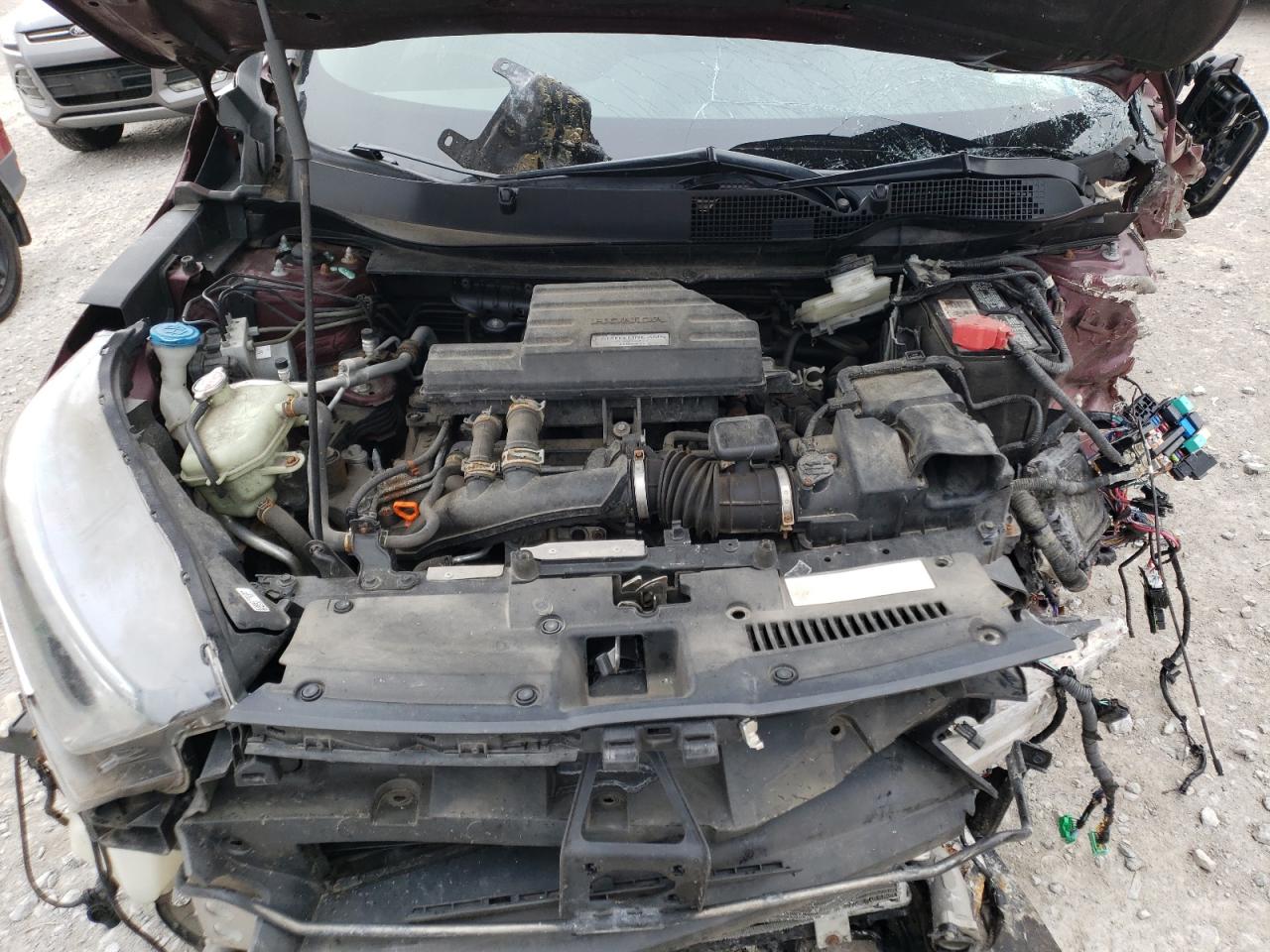 2017 Honda CR-V VIN 5J6RW2H84HL069208 Copart auction photo, front end / side damage thumbnail 12