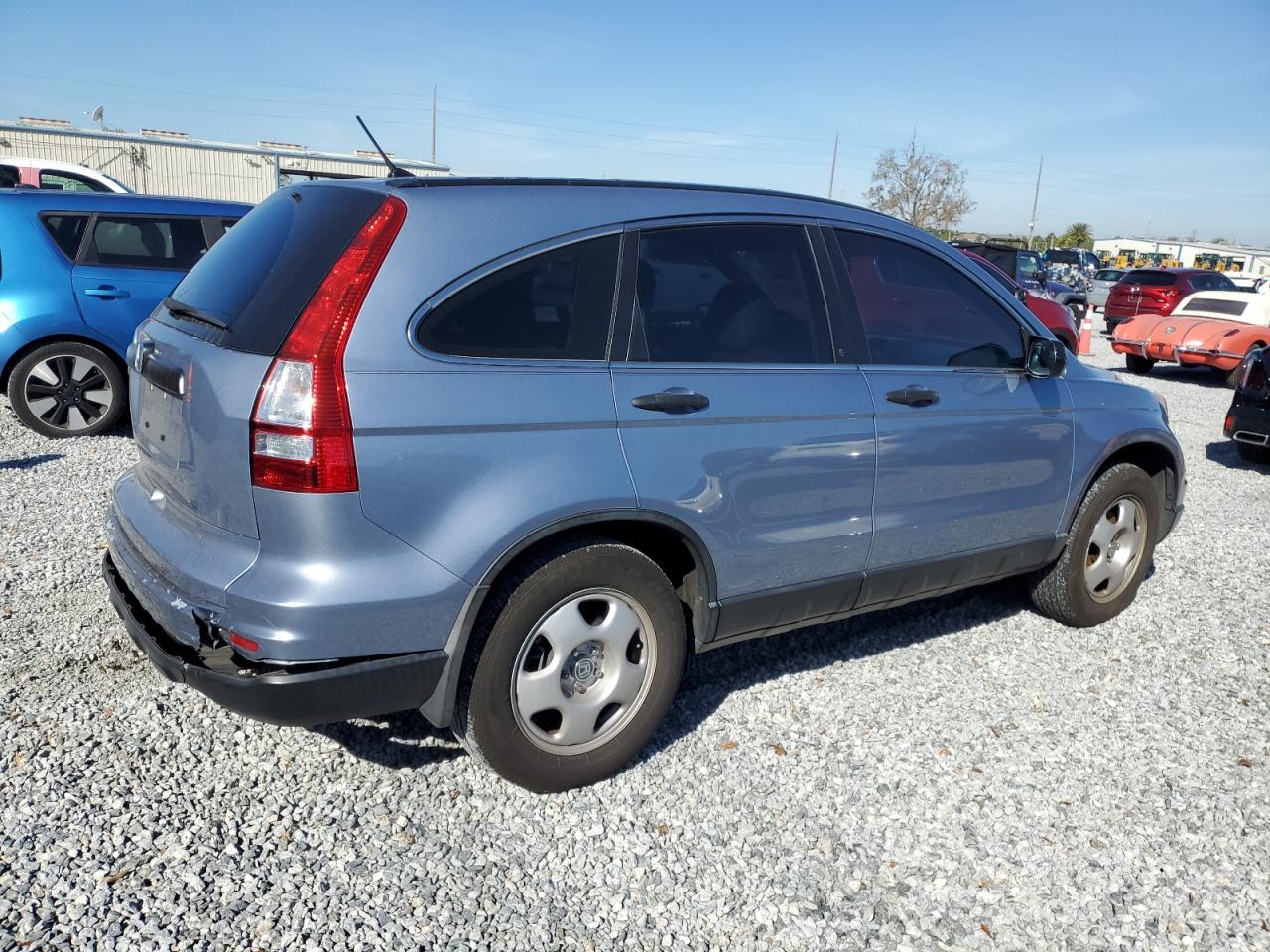 2011 Honda CR-V VIN 5J6RE3H35BL030602 Copart auction photo, rear end / undercarriage damage thumbnail 3