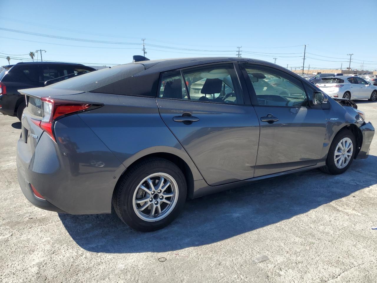 2021 Toyota Prius VIN JTDKAMFU7M3134645 Copart auction photo, front end damage thumbnail 3