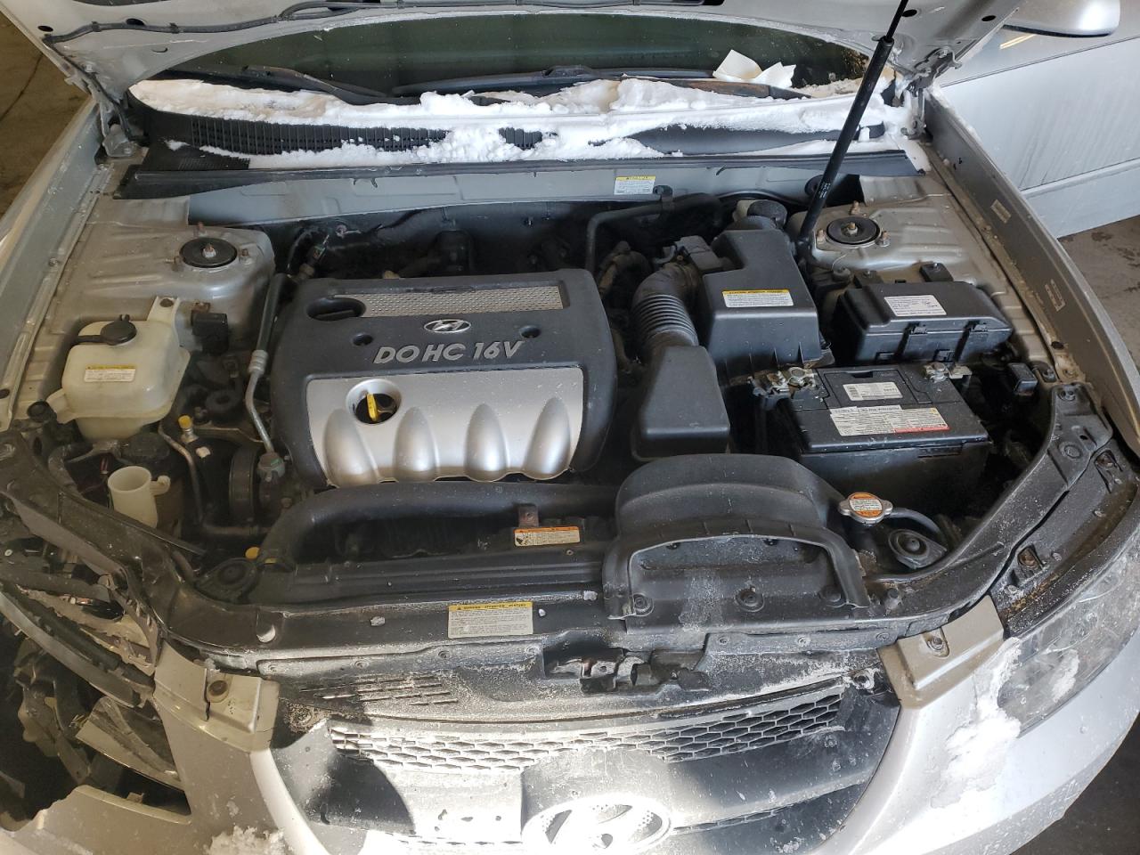 2007 Hyundai Sonata VIN 5NPET46C27H248589 Copart auction photo, front end damage thumbnail 11