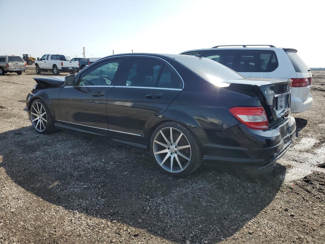 2009 Mercedes-Benz C-klasse VIN WDDGF54X49R072769 Copart auction photo, rear end / front end damage thumbnail 2