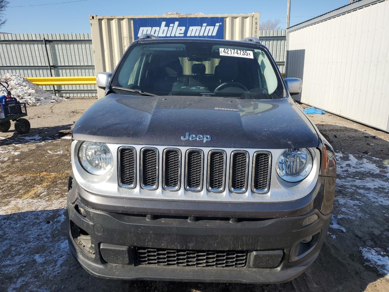 2016 Jeep Renegade VIN ZACCJBDT0GPD80553 Copart auction photo, front end damage thumbnail 5