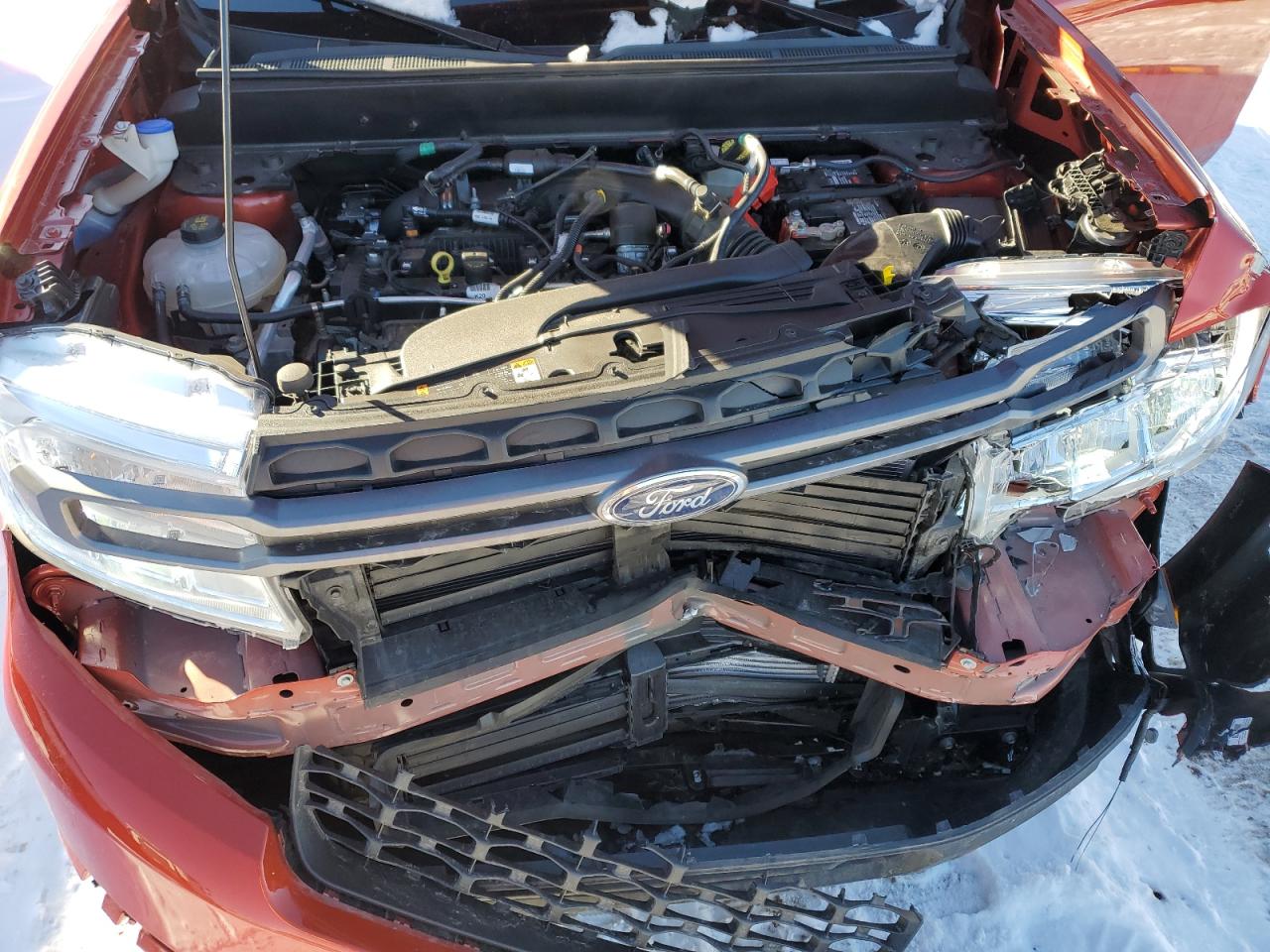 2023 Ford Maverick VIN 3FTTW8F93PRA69789 Copart auction photo, front end damage thumbnail 13