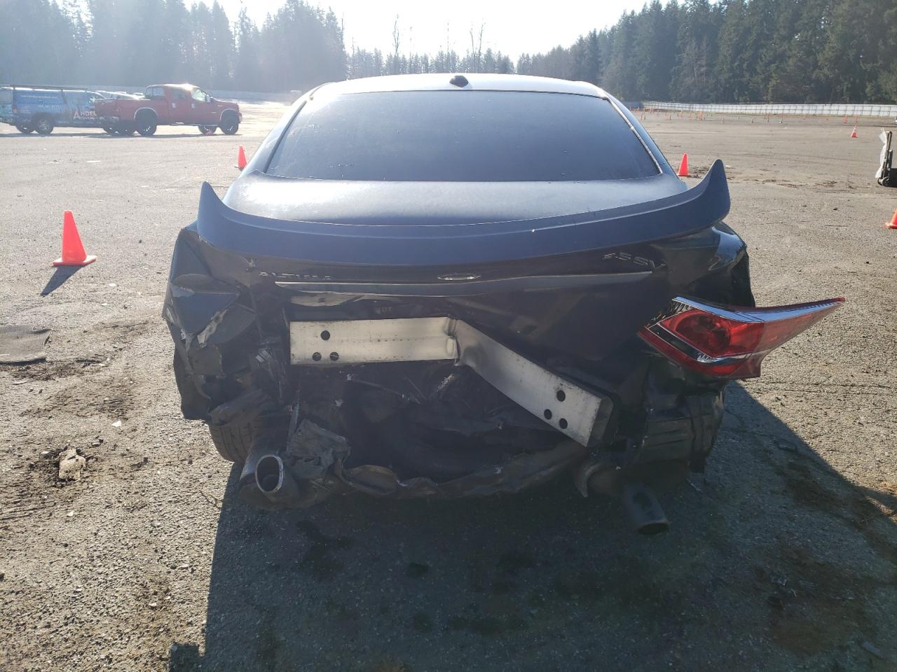 2013 Nissan Altima VIN 1N4BL3AP9DN436647 Copart auction photo, rear end / front end damage thumbnail 6