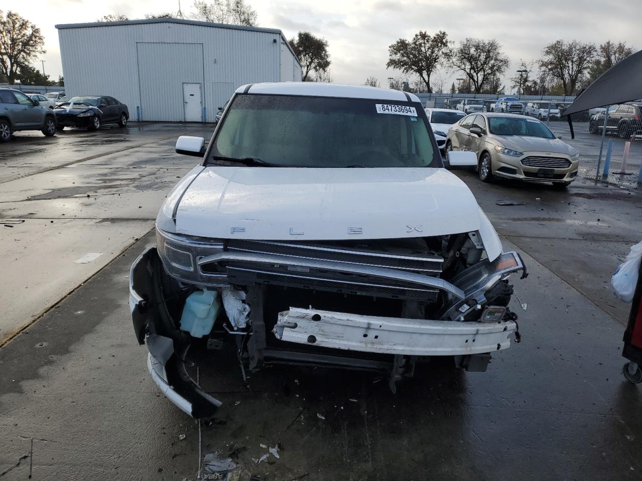 2019 Ford Flex VIN 2FMGK5D82KBA00021 Copart auction photo, front end damage thumbnail 5