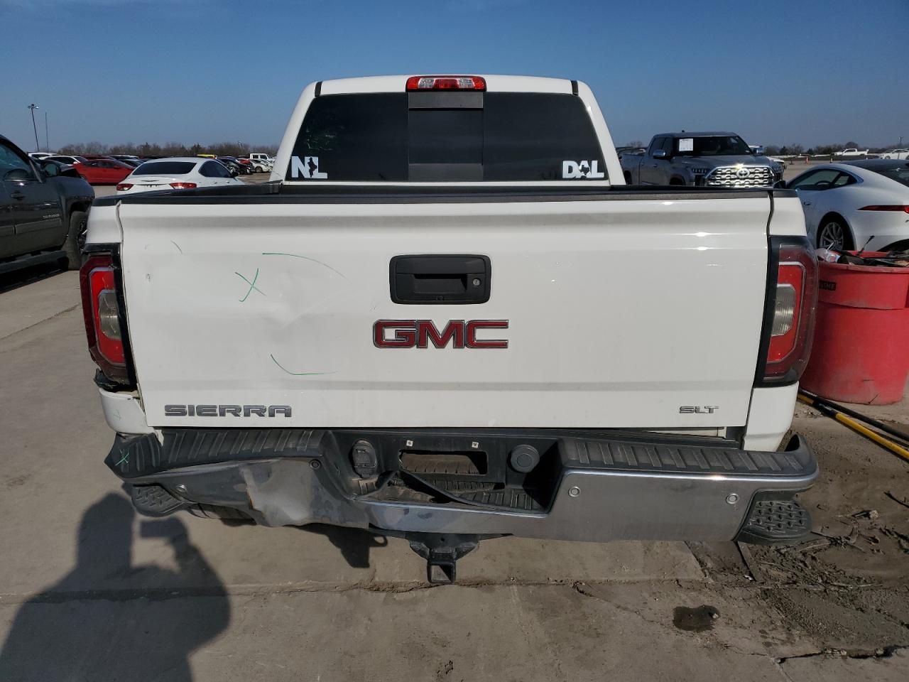 2018 GMC Sierra VIN 3GTP1NEC5JG195005 Copart auction photo, rear end damage thumbnail 6