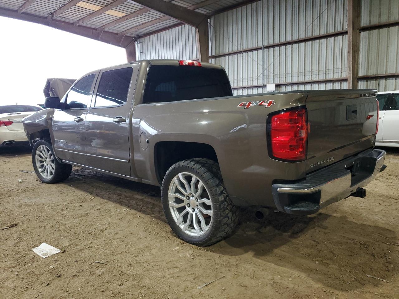 2015 Chevrolet Silverado VIN 3GCUKREC0FG120453 Copart auction photo, front end / minor dent/scratches damage thumbnail 2